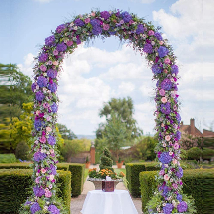 Wedding Decor Metal Arch Pergola Stand Arches Arbours Pergolas With Artificial Wisteria