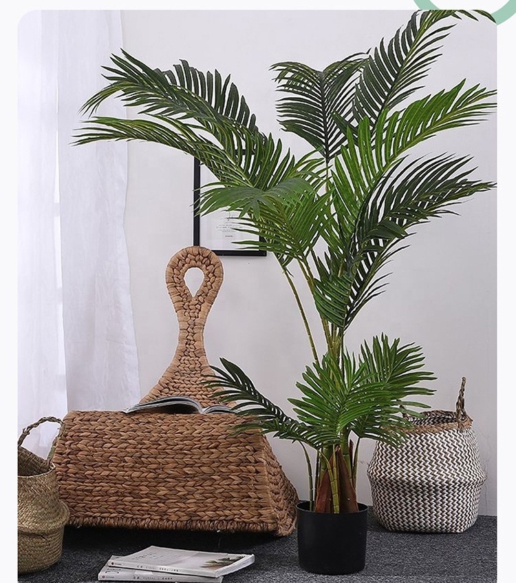 90cm/110cm Customized Artificial Palm Plant Feaux Dypsis Lutescens Tree Artificial Tree for Home Wedding Office