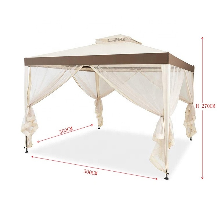 Garden Outdoor Portable Gazebo Tents  Gazebo Tent Instant with Mosquito Netting Outdoor Gazebo Canopy Shelter