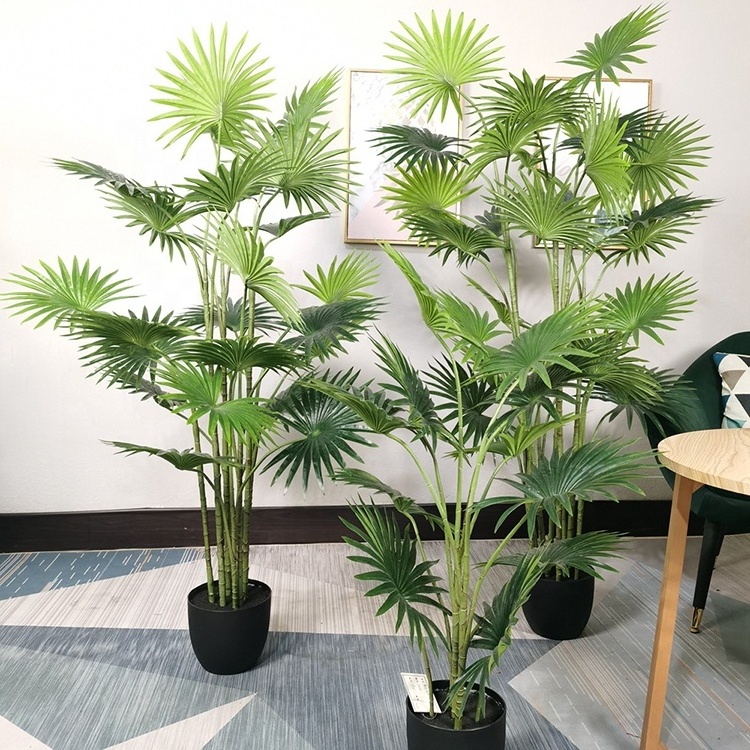 90cm/110cm Customized Artificial Palm Plant Feaux Dypsis Lutescens Tree Artificial Tree for Home Wedding Office