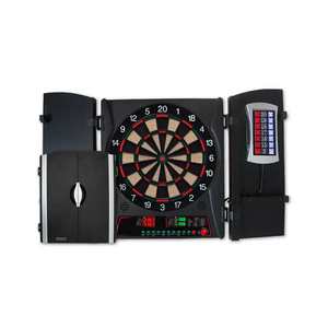 Taiwan Supplier Best Selling Dart Machine Backlight Plastic Wood Cabinet Electronic  DartBoard