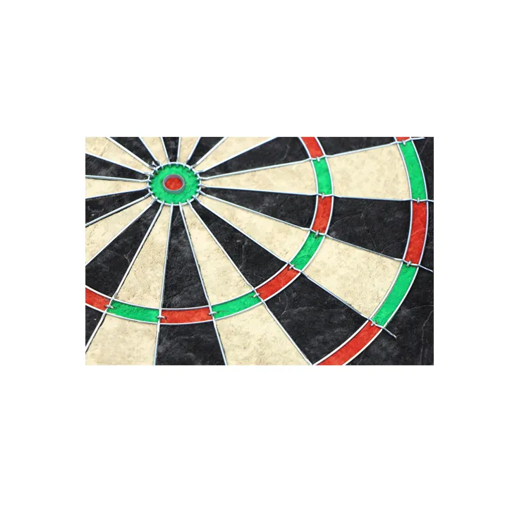 New Designed In Stock Bristle Sisal Blade Dartboard With 6 Steel Darts