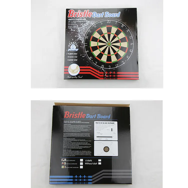 Customized print OEM ODM bristle  dart board gift China B Sisal Dartboard