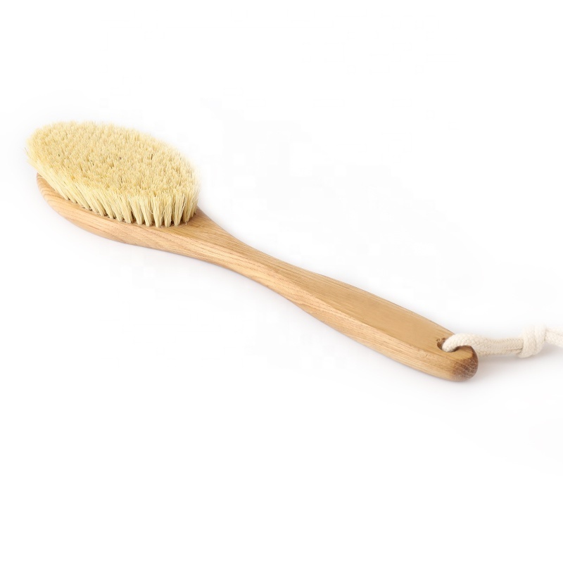 High Quality Boby Brush Beech Wood Bath Brush Long Handle Exfoliating Brush