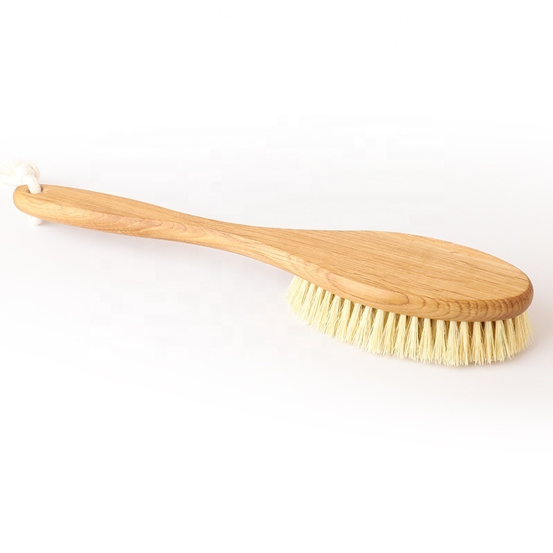 High Quality Boby Brush Beech Wood Bath Brush Long Handle Exfoliating Brush