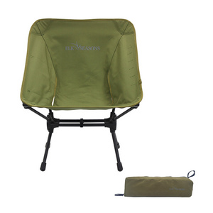 Portable Relax Swinging Moon Chair Lightweight Outdoor Camping Stool Folding Sling Beach Chair for Fishing Parks Logo OEM