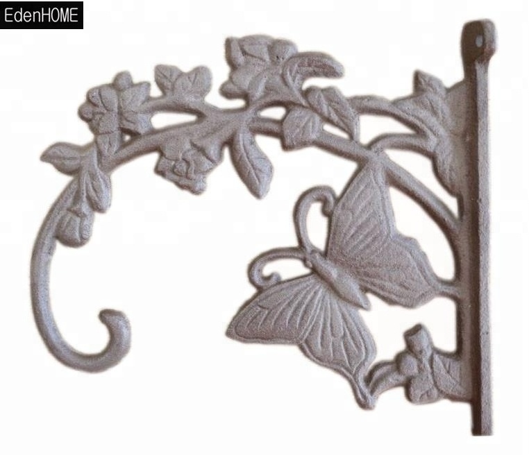 Cast Iron Butterfly Plant Hooks Decorative Wrought Iron Plant Hangers