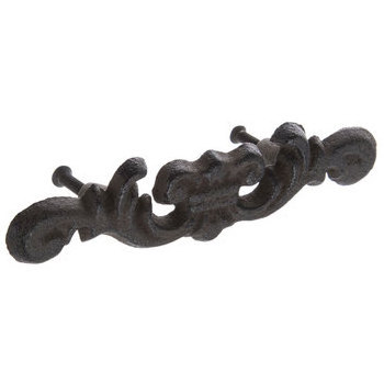 Antique Style Black Cast Iron Door Pull Handles