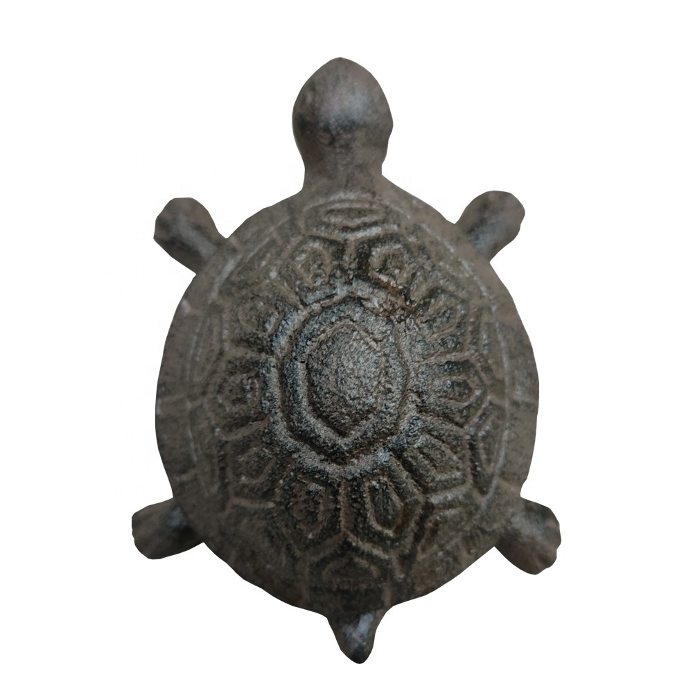 Outdoor Cast Iron Metal Crab Statue Key Hider