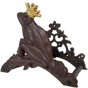 Lovely Frog Metal Hose Stand Cast Iron Garden Hose Holder Water Hose Hanger