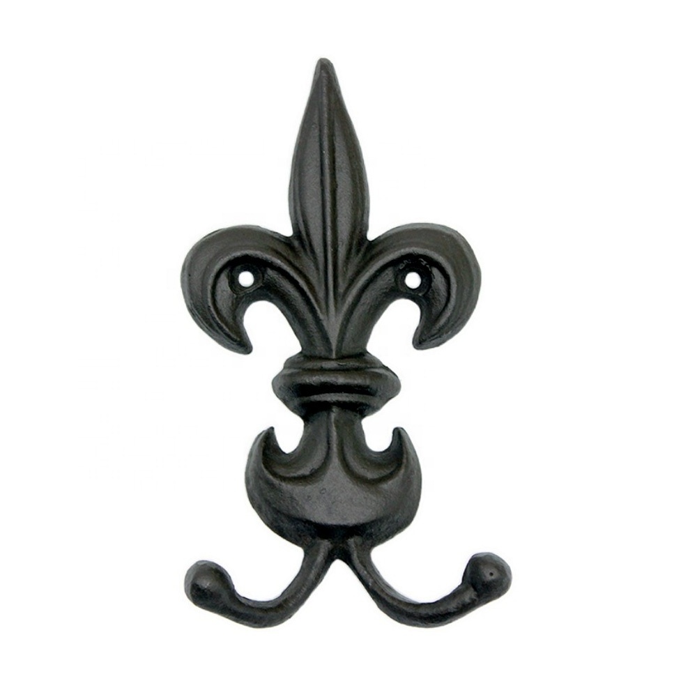 Decorative Wall Hook Cast Iron Hooks Black Towel Hooks