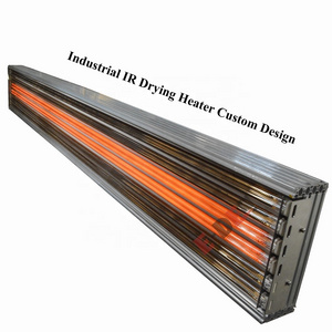 Industrial Drying Infrared Heating Element Fast Twin Tube Quartz Infrared Element