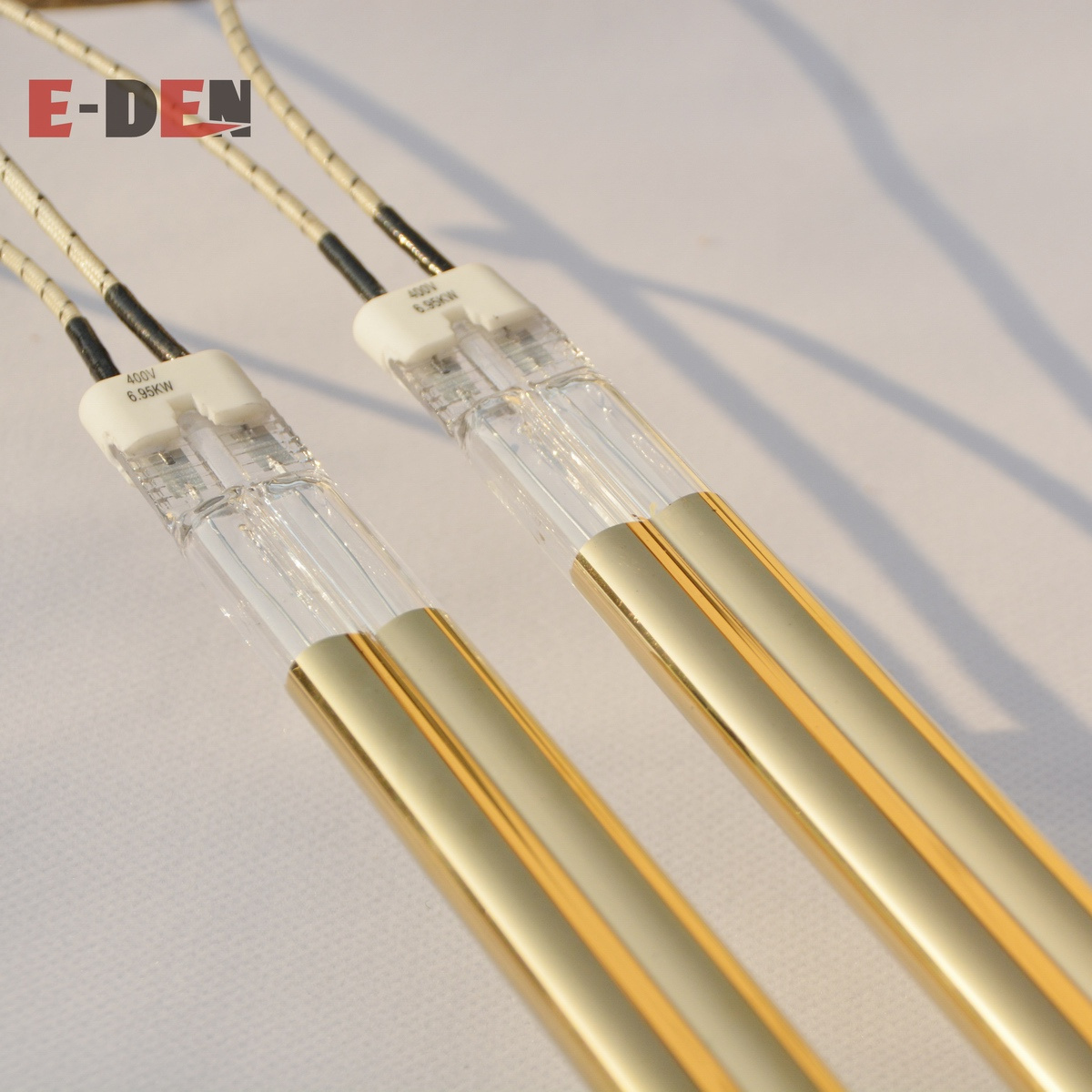 1500W Twin Tube Quartz Infrared Heating Element For Industrial Oven Drying Paint Infrared Curing