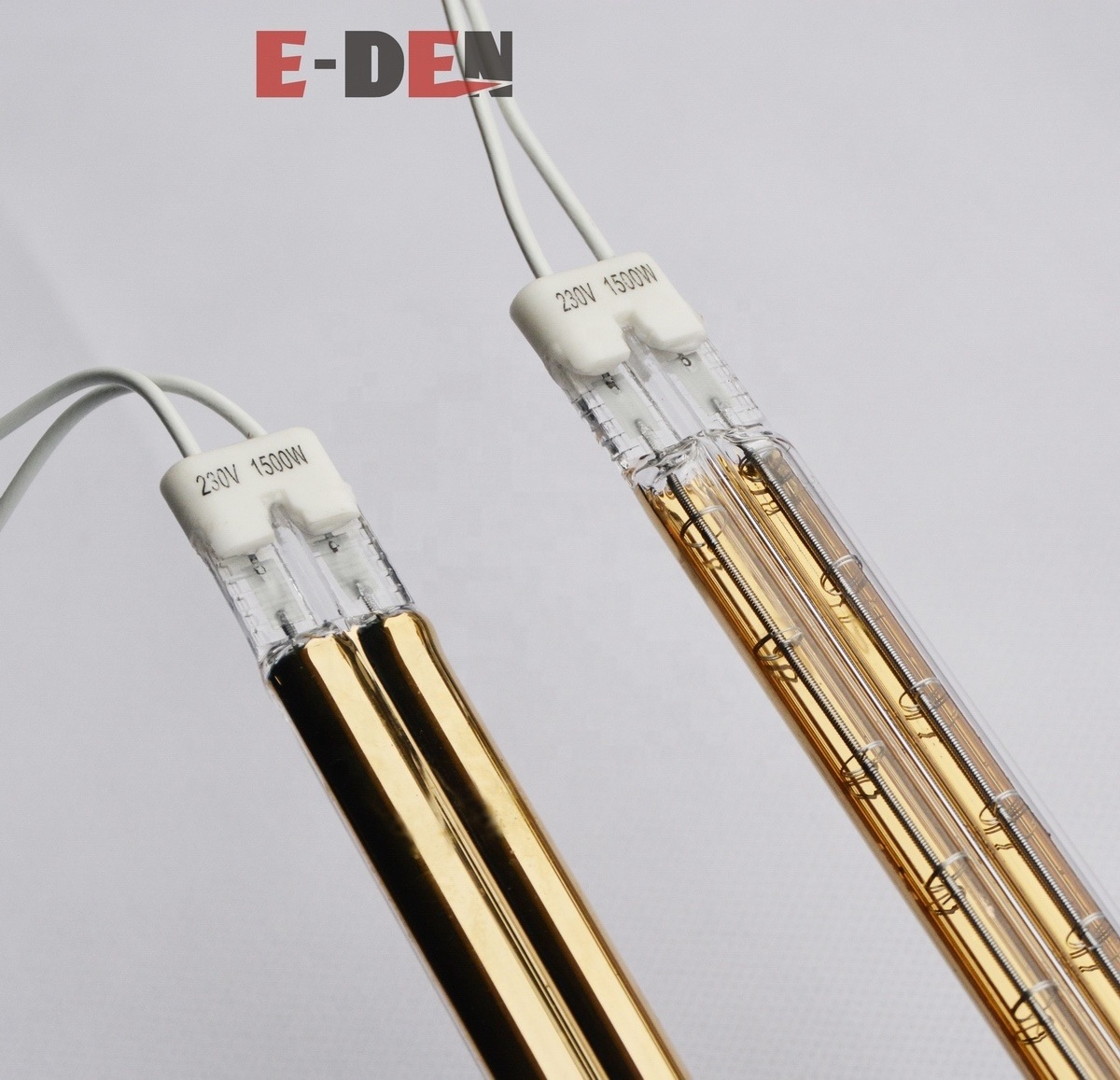 1500W Twin Tube Quartz Infrared Heating Element For Industrial Oven Drying Paint Infrared Curing