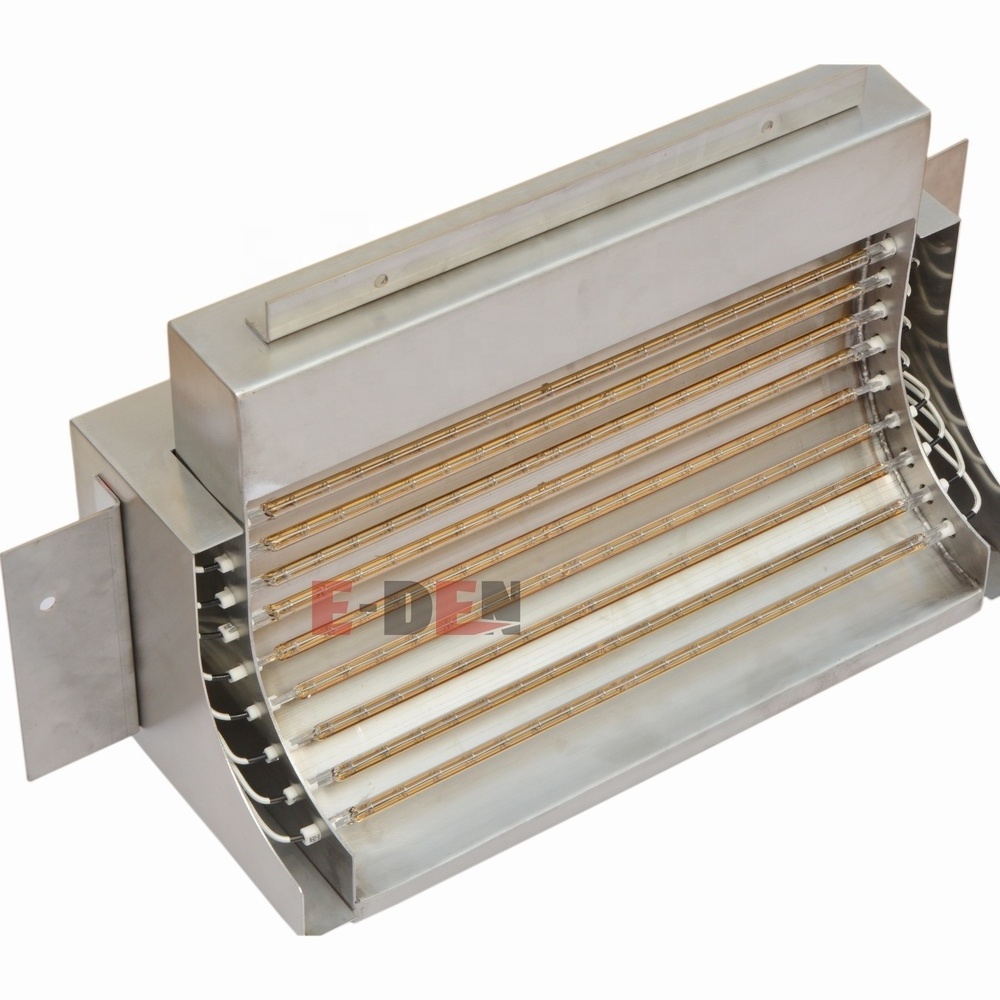 Industrial Drying Infrared Heating Element Fast Twin Tube Quartz Infrared Element