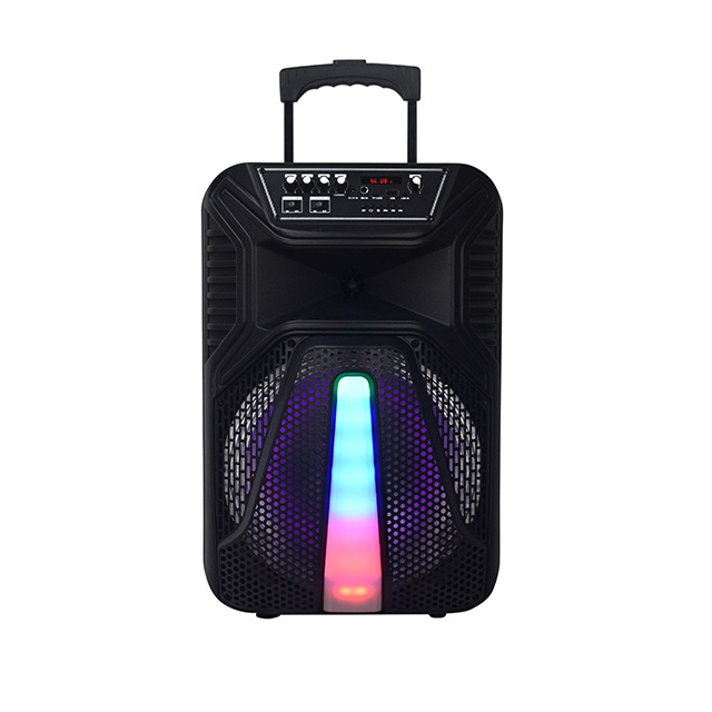 12 Inch Subwoofer Professional Audio Multimedia Wireless BT Sound Box Portable Beach Trolley DJ Equipment Speakers