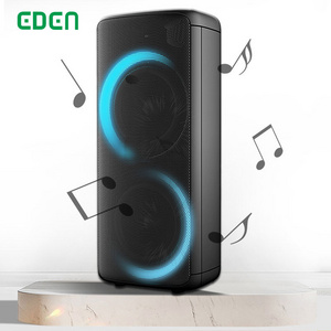 Portable Speaker Dual 10 inch Portable DJ Karaoke Professional MultimediaStereo Party Box 1000W Blue Tooth Speaker