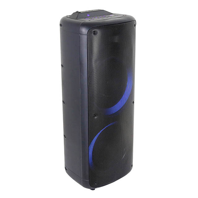 Portable Speaker Dual 10 inch Portable DJ Karaoke Professional MultimediaStereo Party Box 1000W Blue Tooth Speaker