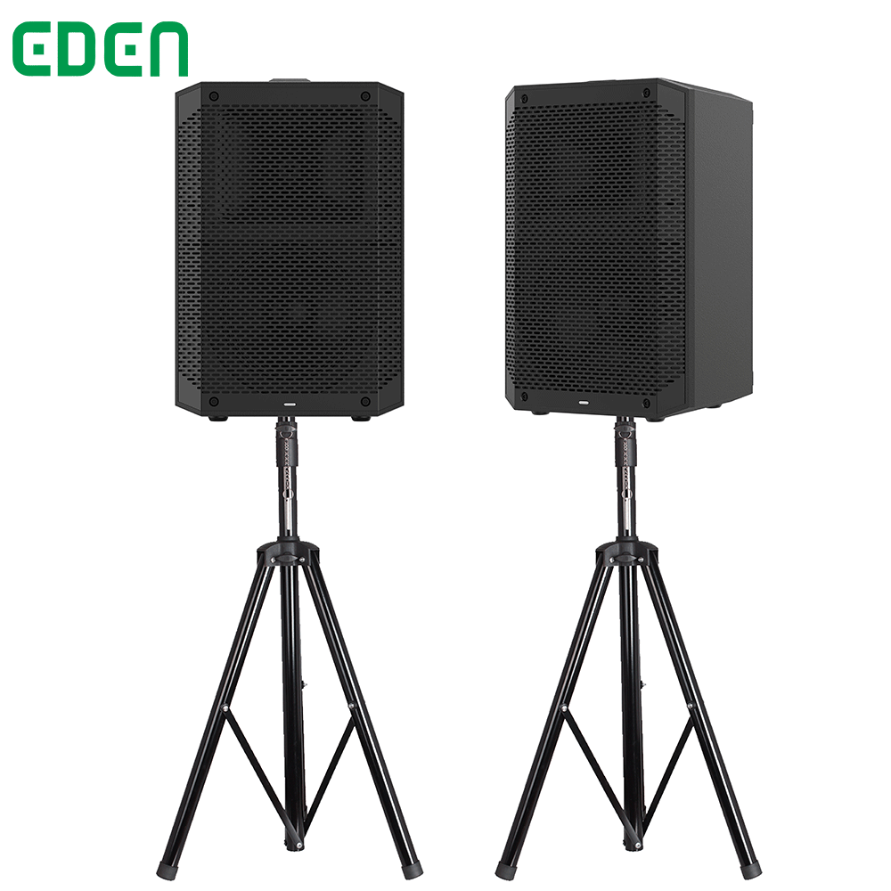 PA speaker System Professional audio bluetooth TWS Party speaker Active+Passive Loud Set 2 Stands/Mic Bocina