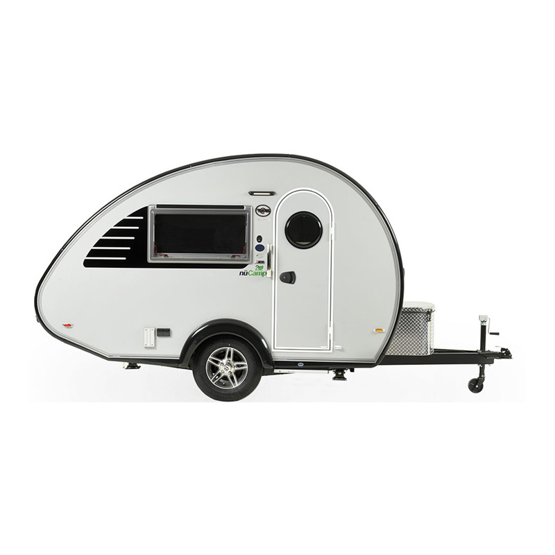 Offroad RV Travel Trailer with Stainless Steel Sink Teardrop Travel Camping Trailer