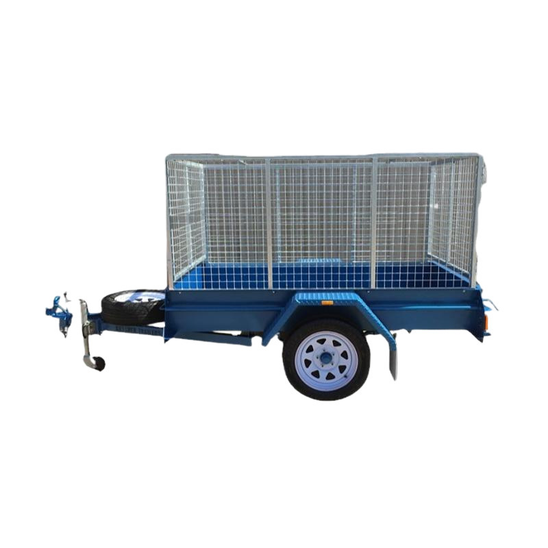 Manufacturer's new batch custom car trailer box reefer box trailer small cargo box trailer