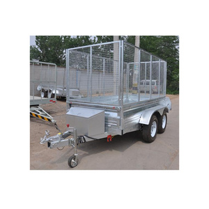 Manufacturer's new batch custom car trailer box reefer box trailer small cargo box trailer