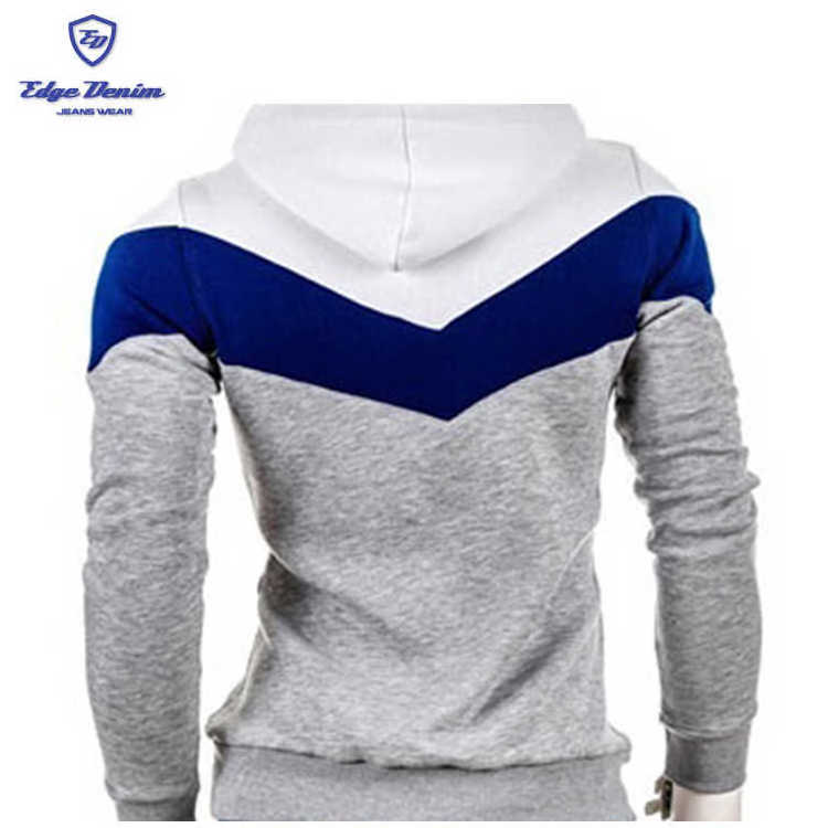 Fashion autumn hoodies men sweatshirt stitching hoodie hip hop long sleeve sweatshirt silm hoodies clothing