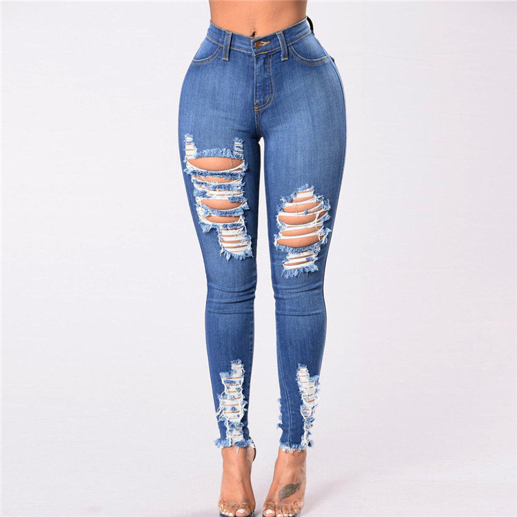 FREE Shipping Women Pants new Stretch Jeans women Fashion jeans denim woman Denim Pencil Pants outdoor jeans