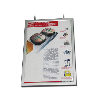 Fine hot selling advertising display sign double sided aluminium frame with adaptor and printed poster Light Box LED