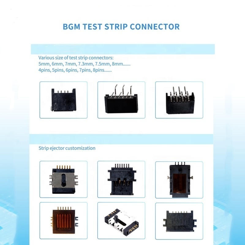 Rapid Test Portable Code Free Digital Smart Blood Sugar Monitor Blood Glucose Meter Kit With Test Strips R&D one stop service