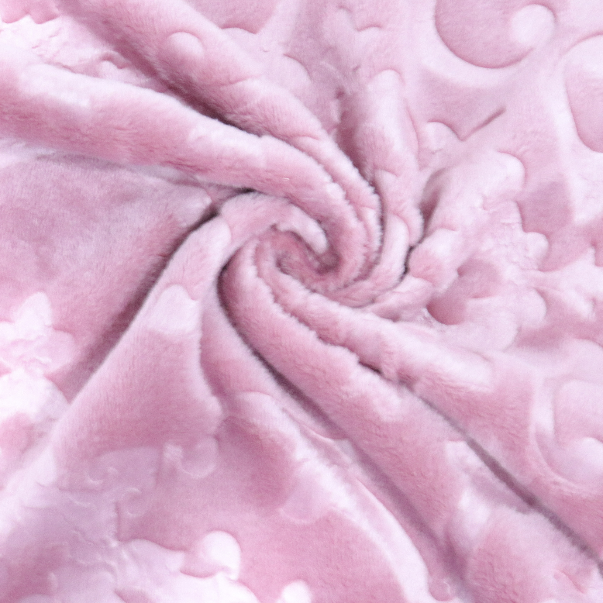 Time Limited Promotion Custom Thick 100% Polyester Knitted Fabric Embossed Fabric For Blankets