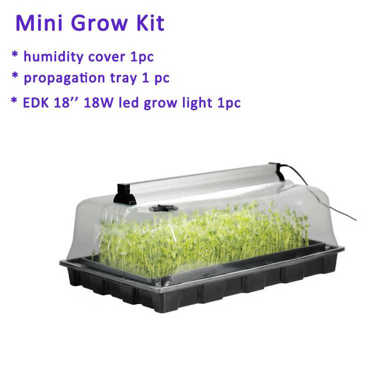 plastic seedling germination tray indoor garden system floating hydroponics barley growing trays