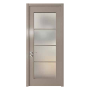 Perfettodoor indoor interior wood glass door for toilet and kitchen