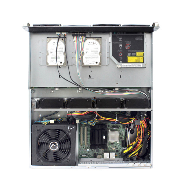 ED208H48 server case with USB 3.0  2u server chassis with 8 bays fire wall