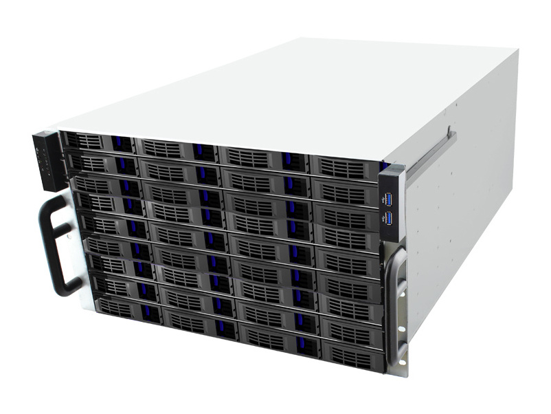 6u 36 hdd bays network storage rack mount server case