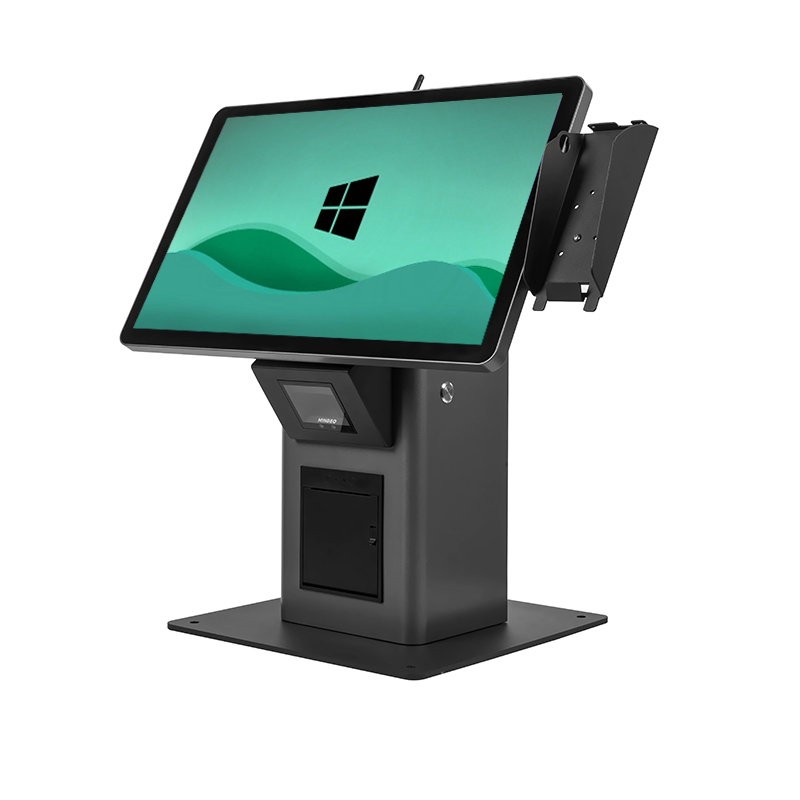 21.5-inch Kiosk Self Check Kiosk Hotel Restaurant Supermarket All in One Double Sided Touch Screen Self Payment Kiosk