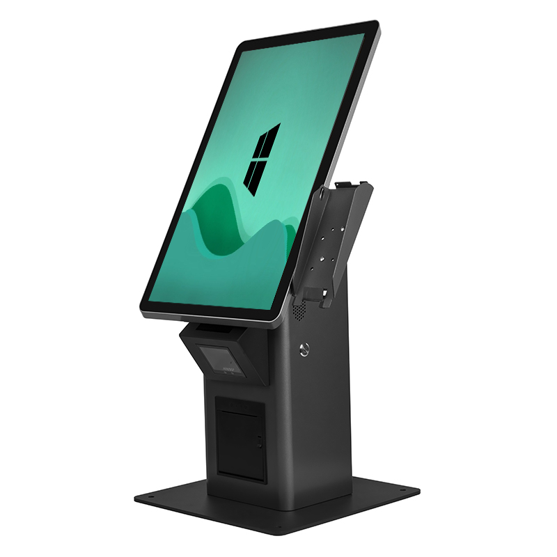 21.5-inch Kiosk Self Check Kiosk Hotel Restaurant Supermarket All in One Double Sided Touch Screen Self Payment Kiosk