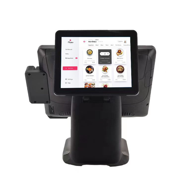 Cloud Pos System 15 inch Pos System Bulid-in WiFi Pos All One in Price Machine Terminal MSR Order System