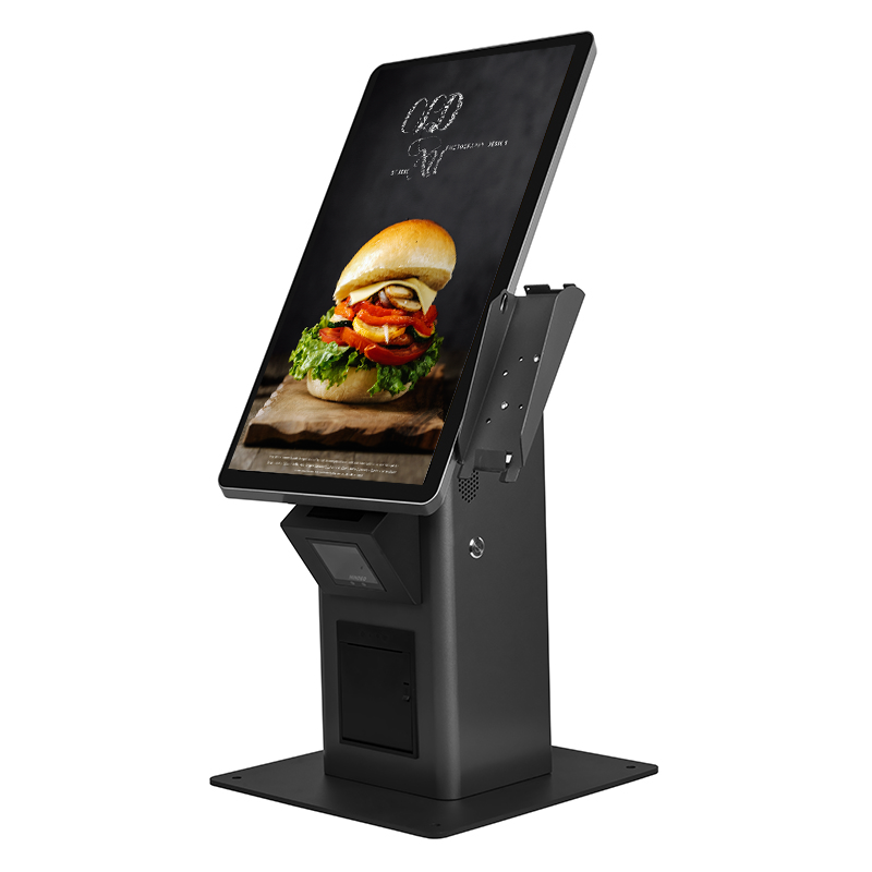 21.5-inch Kiosk Self Check Kiosk Hotel Restaurant Supermarket All in One Double Sided Touch Screen Self Payment Kiosk