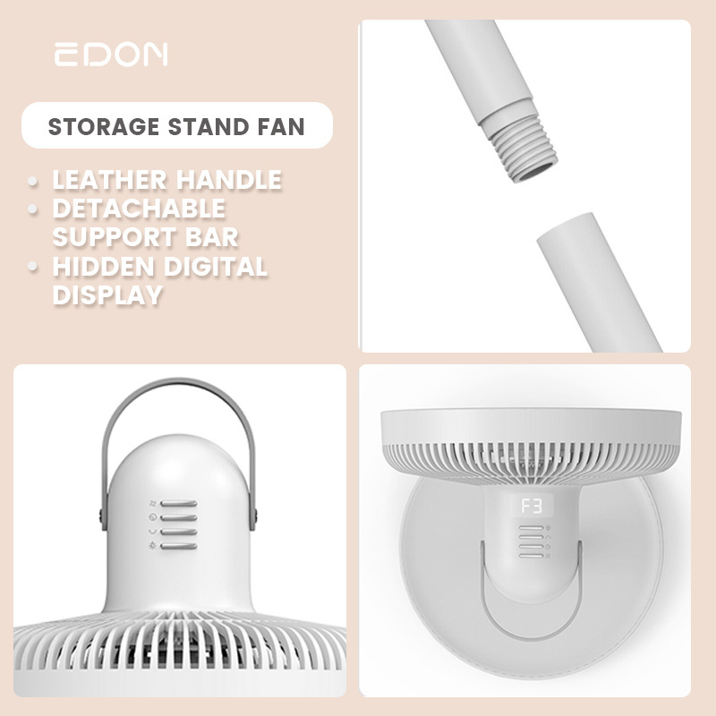 Japanese Modern Portable Air Circulator Stand Fan High Quality Home Battery Table Stand Fan Air Cooling Stand Fan with Control