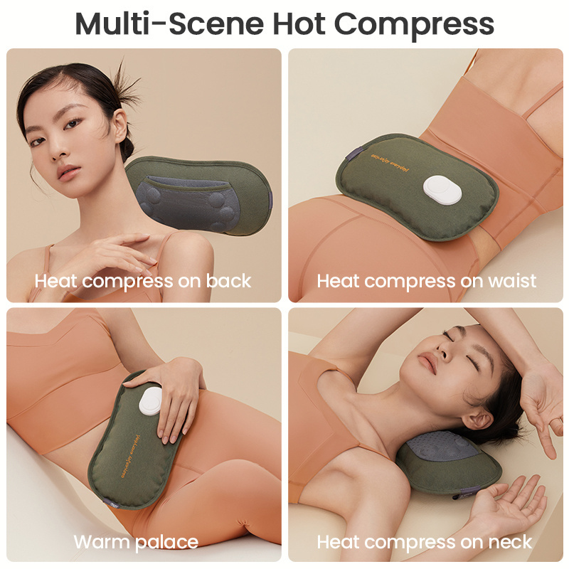 Best 110V/220V Custom Plug Ce Rohs Adjustable Temperature Small Mini Electric Hot Water Bottle With Charger