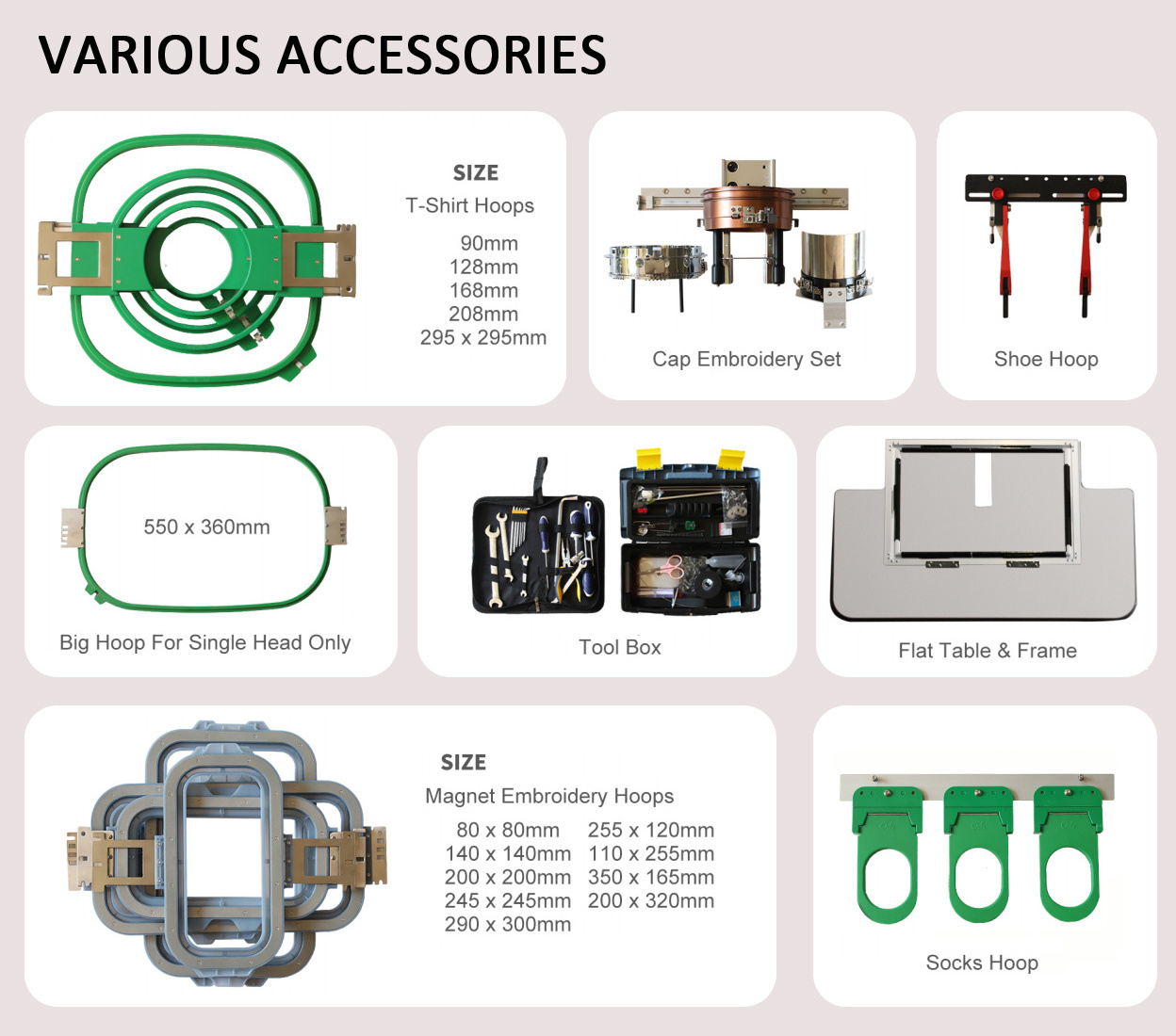 Custom Industrial Logo Cnc Computer  Machine T shirt Embroidery Machine