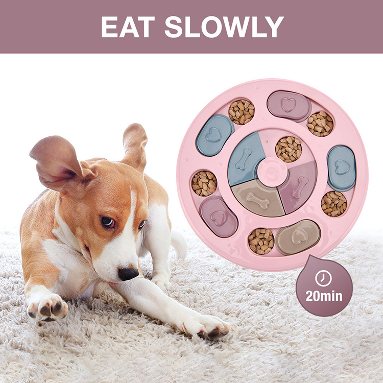 slow feeder dog Circular Reduce food intake slimming slow feeder dog