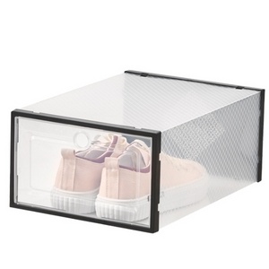 Wholesale Hpt Selling Durable Over The Door Shoes Storage Box Stacker Organizer Plastic Folding Shoe Box