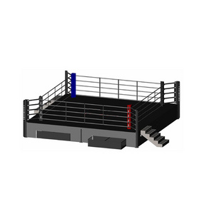 Wholesale cheap price Custom 4m5m6m7m Canvas MMA Thai Training Competition Boxing Ring for BOXING MMA Muay Thai