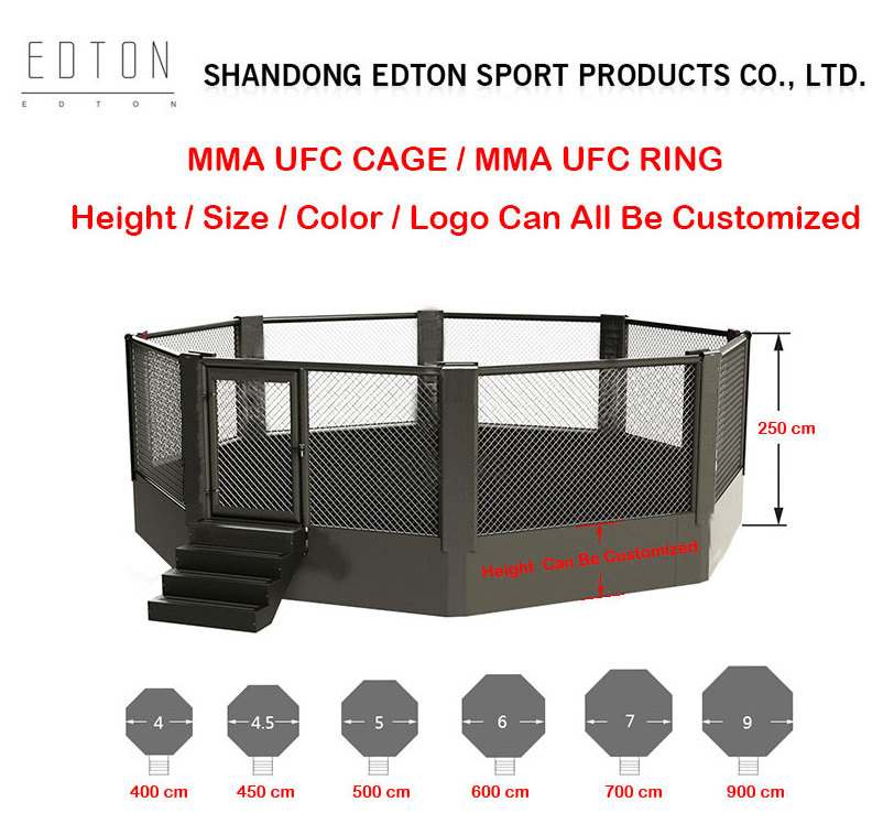 Edton high quality 4m 6m ufc mma octagon cage training competitions octagon mma cage