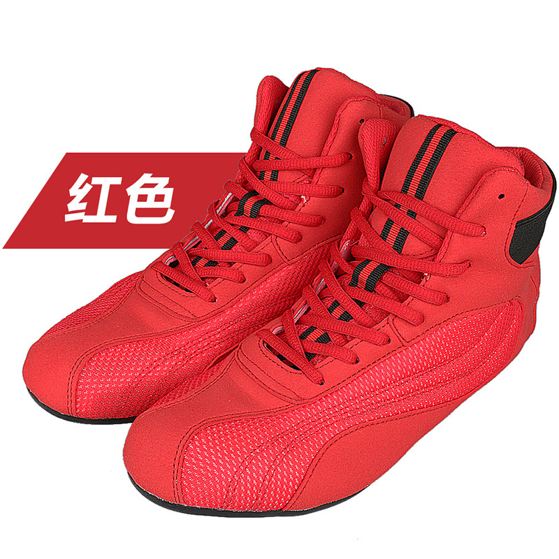 Custom Professional Youth Training Make Your Own Boxing Wrestling Shoes For Men