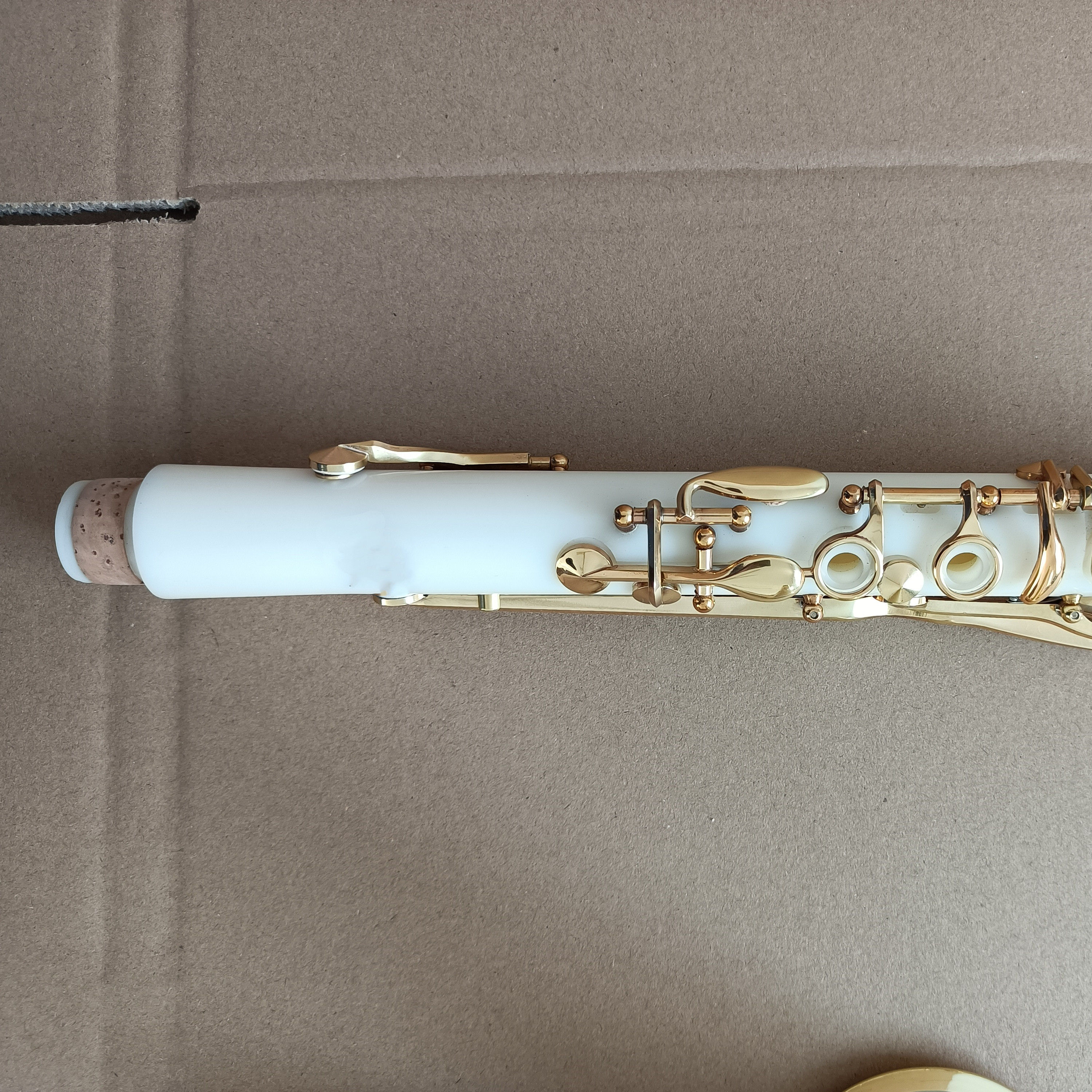 white  clarinet  Bb tone  Lacquered Gold  clarinet 18 keys  20 key clarinet  suitable for  beginners gifts Germany