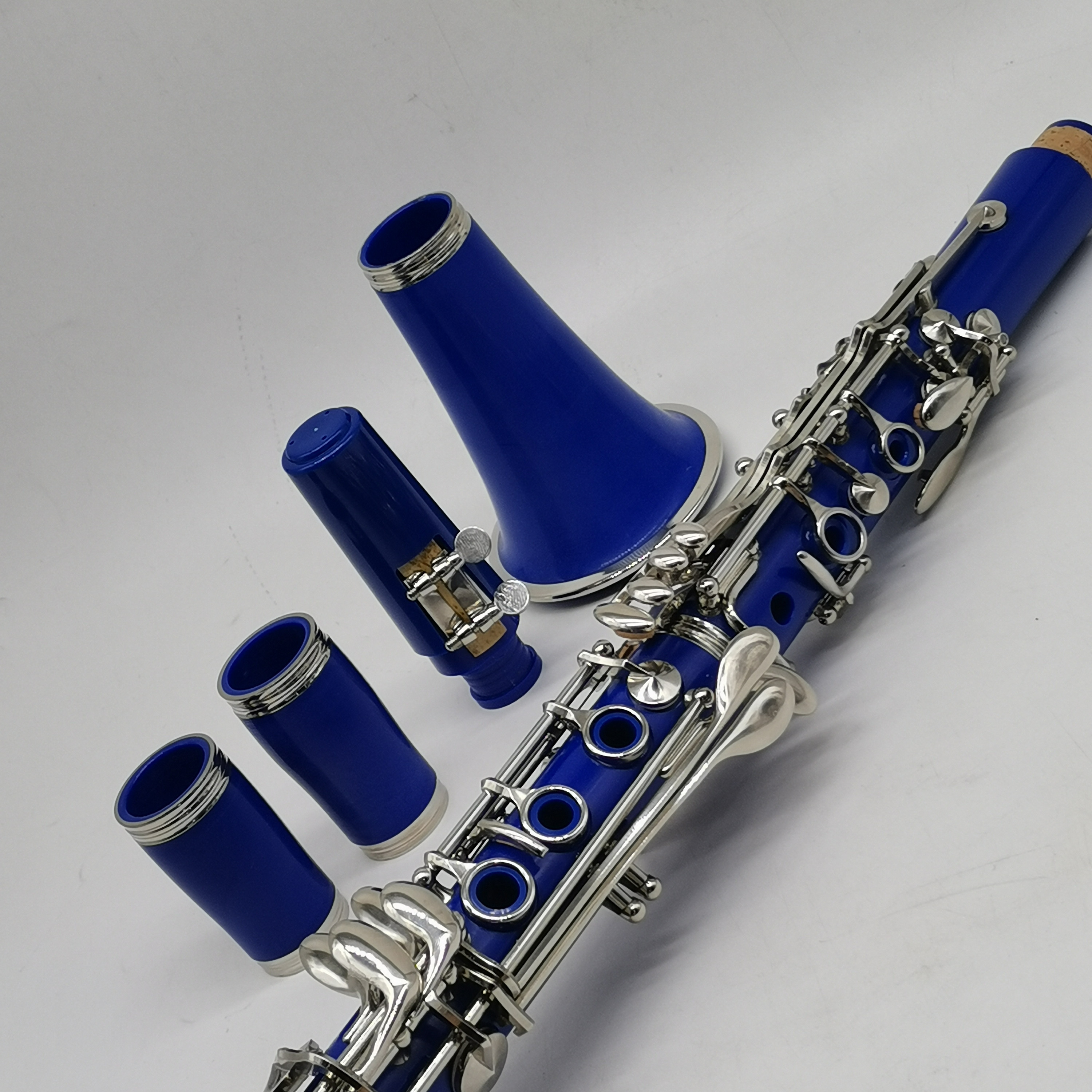 colorful  clarinet Bb/G  tone    Nickel Plated  clarinet  17  key clarinet  suitable for  beginners gifts