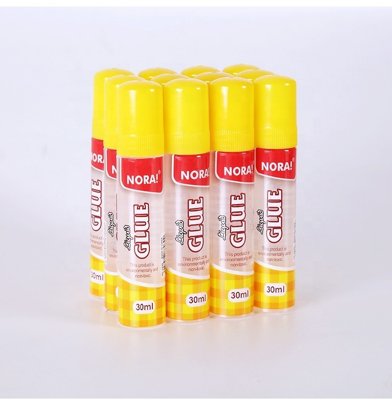 Porous Glue Tip Transparent Liquid Glue 30ml Student Stationery Office Commercial High Viscosity Small Volume Glue